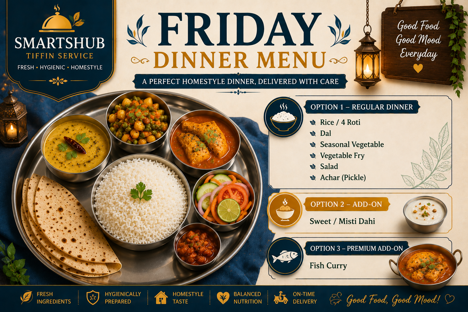 Today Dinner Menu